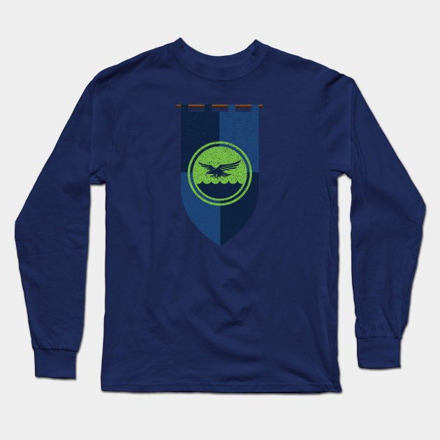House of Seattle Banner Long Sleeve T-Shirt by SteveOdesignz